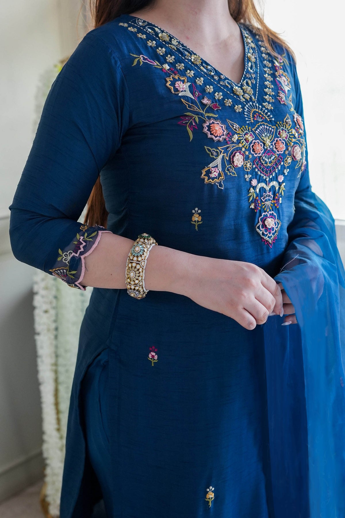 Mystic Silk Kurta Dupatta Set