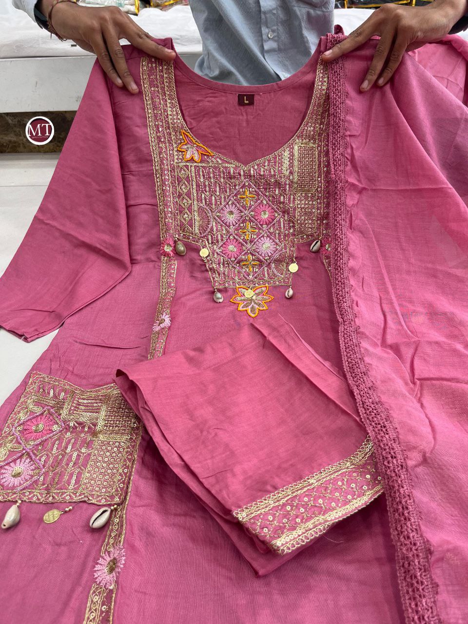 Premium Ethnic Kurta Set with Latkana Dupatta