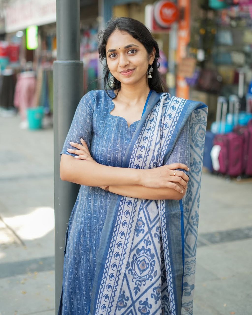 Pure Comfort: Lilan Cotton Kurta & Dupatta 2-Piece Set