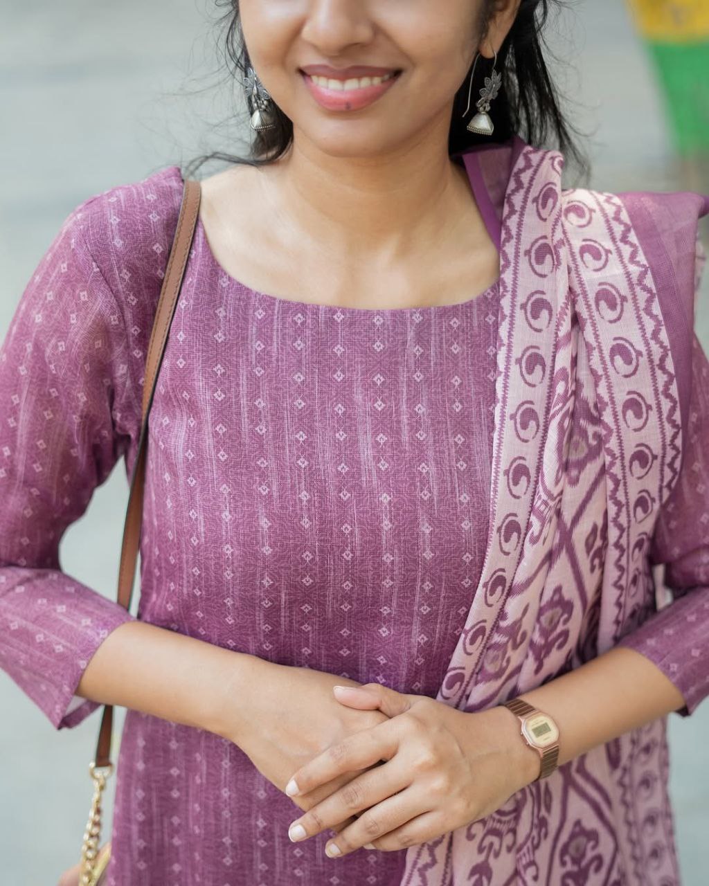 Pure Comfort: Lilan Cotton Kurta & Dupatta 2-Piece Set