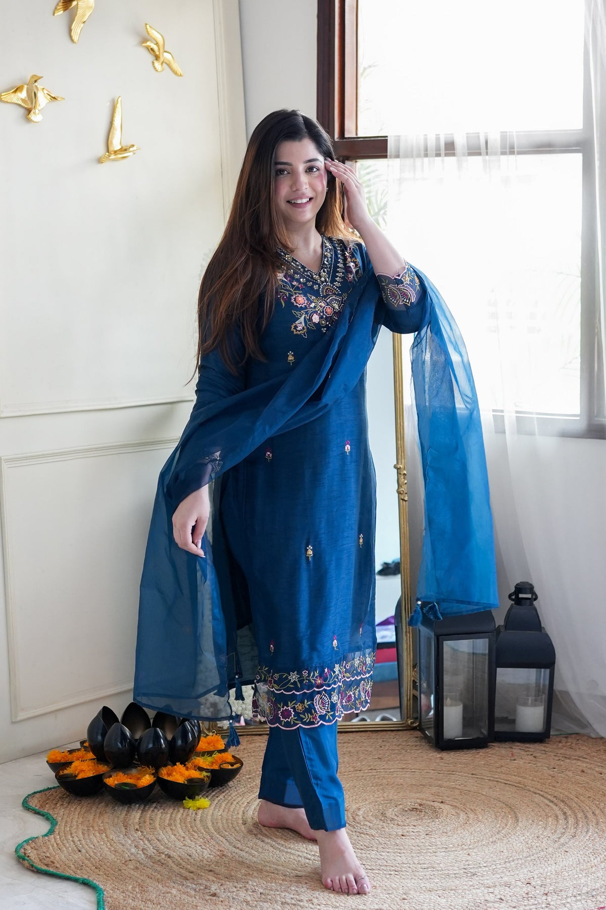 Mystic Silk Kurta Dupatta Set