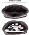 Tote Gray Handbag Bag for Woman with Messenger Bag and Wallet in PU Leather with Strap