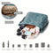 Set Of 3 Blue Light Weight Pu Leather Handbag Combo For Women