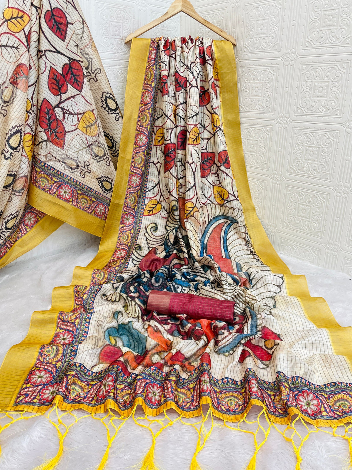 Royal Mysore Silk Saree with Pure Jari, Digital Print & Zalar