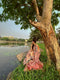 Elegant Checked Mysore Silk Saree with Geometric Digital Print