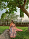 Elegant Checked Mysore Silk Saree with Geometric Digital Print