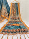Premium Mysore Silk Saree with Pure Jari, Checks & Digital Print