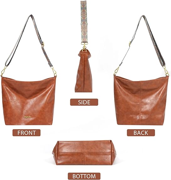 Trendy PU Leather Crossbody Sling Bag for Women – Lightweight Small Handbag