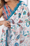 Soft Georgette Digital Print Saree with Mirror Work Border