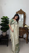 Pure Linen Cotton Saree with Elegant Digital Print & Jalar Pallu