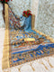 Mysore Silk Saree with Digital Print & Jalar Pallu