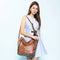 Tote Bag for Woman with Messenger Bag and Wallet in PU Leather with Strap
