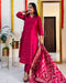 Jacquard Kurta Dupatta Set