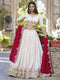Elegant Chinon Lehenga Set with Embroidered Zari Work & Sequins Dupatta