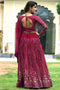 Gorgeous Georgette Lehenga Set with Embroidered Zari Blouse & Sequins Dupatta