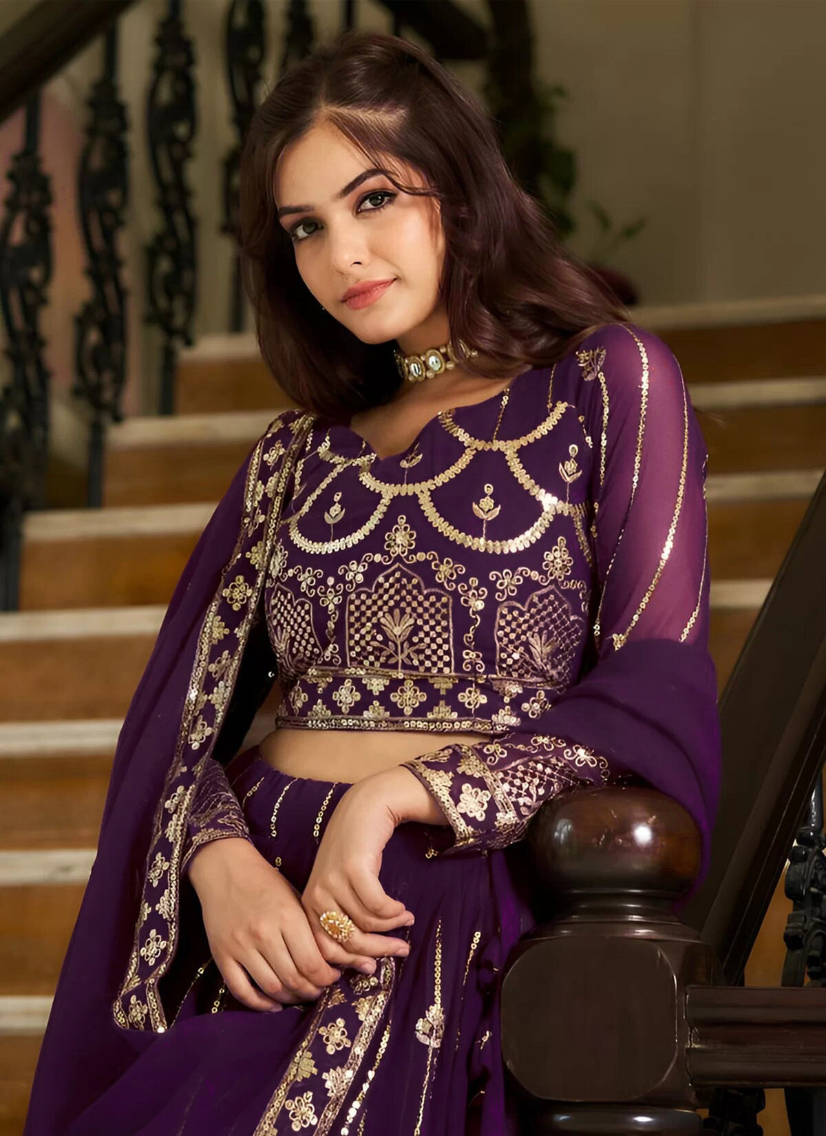 Premium Semi Stitched Lehenga Choli Apparel