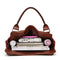 Tote Bag for Woman with Messenger Bag and Wallet in PU Leather with Strap