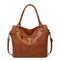 Tote Bag for Woman with Messenger Bag and Wallet in PU Leather with Strap