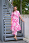 Heavy Rayon Co-ord Set with A-Line Kurti & Ankle-Length Pant