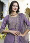Organza Kurta Pant Dupatta Set