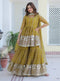 Georgette Sharara Kurta Dupatta Set