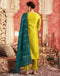Stylish Women’s Silk Kurta Pant Dupatta Set