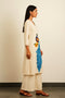 New Launch Designer Kurta with Peacock Motif & Multi-Thread Embroidery – Stitched Plain Pant