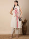 Khadi Silk Ensemble with Peacock Motif Embroidery – Top & Matching Pant