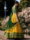 Golden Glow: Embellished Semi-Stitched Lehenga Choli