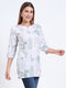 Stylish Digital Print Rayon Top for Women – 3/4 Sleeve