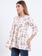 Western Wear V-Neck Rayon Top – Digital Print with Stitched Elastic Waist
