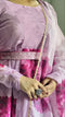 Graceful Heavy Suit Set with Organza Lace Deta