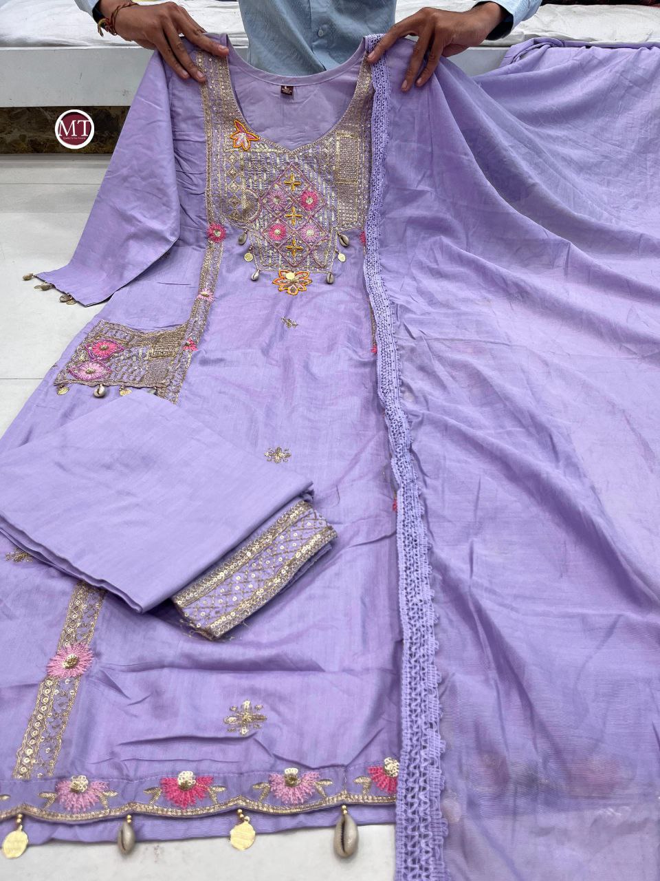 Premium Ethnic Kurta Set with Latkana Dupatta