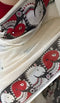 Graceful Chanderi Cotton Saree with Artistic Digital Print & Handmade Zalar