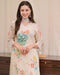Elegant Reshmi Orgenza: Handwork Dupatta Pant Set
