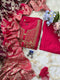 Timeless Grace: Anarkali Flared Silk Kurta Pant Dupatta Set