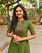 Chanderi Charm: Branded Suit Set with Jcard Weaving & Handcrafted Zari Embellishments