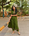 Chanderi Charm: Branded Suit Set with Jcard Weaving & Handcrafted Zari Embellishments