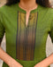 Chanderi Charm: Branded Suit Set with Jcard Weaving & Handcrafted Zari Embellishments