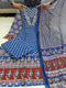 Elegant Blue: MAL Cotton Kurta Plazo with Handwork Neck & Dupatta Set