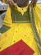 Elegant Kanchi Cotton Suit Set with South Cultural Design & Hand Zari Jacquard Dupatta