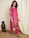 Enchanting Softy Muslin Elegance: Digital Print & Hand Embroidered Pakistani Suit