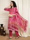 Enchanting Softy Muslin Elegance: Digital Print & Hand Embroidered Pakistani Suit