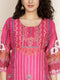 Enchanting Softy Muslin Elegance: Digital Print & Hand Embroidered Pakistani Suit