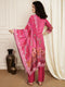 Enchanting Softy Muslin Elegance: Digital Print & Hand Embroidered Pakistani Suit