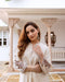 South Cotton Elegance: Top & Pant Suit Set with Attached Sleeves