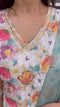 Heavy Suit Set with Intricate Hand Work – Matching Pant, Dupatta & Designer Hand Bracelet