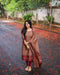 Heritage Elegance: Kanchi Cotton Suit Set with Handcrafted Zari & South Indian Prints
