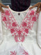 Elegant Threads: New Design Lilan Full Embroidery Straight Kurta Set