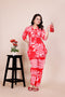 Cord set with sort Top and pant as well top have beautiful neck design
